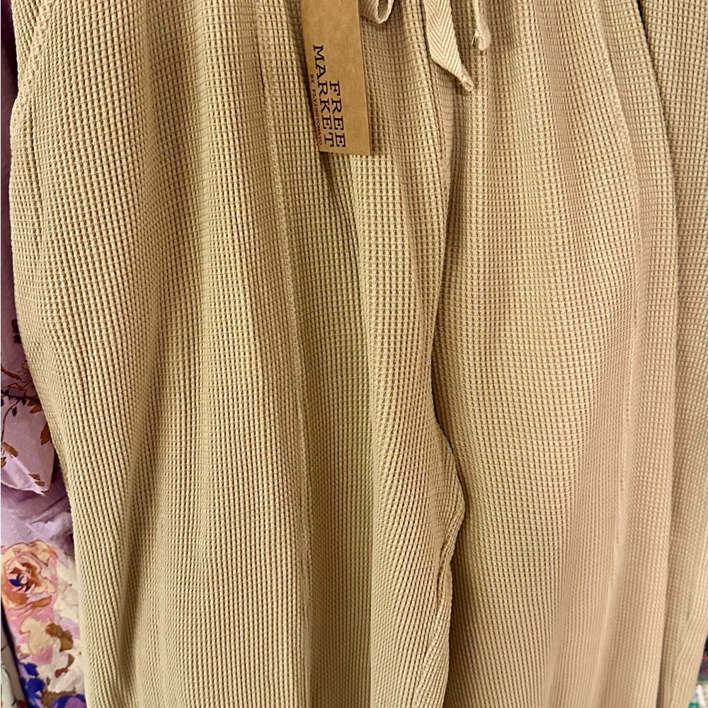 Washed Waffle Knit Jogger Pant - Picture 7 of 8